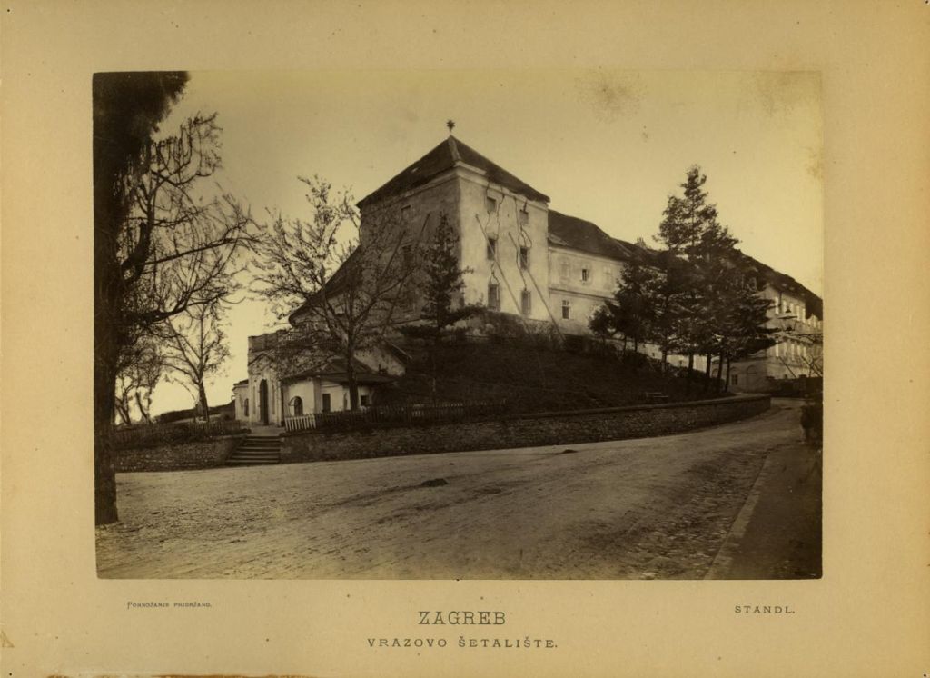 Vrazovo šetalište 1880. godine nakon potresa